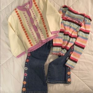 Gymboree girls winter set 4